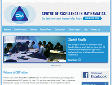 Tablet Screenshot of cemtuition.com.au
